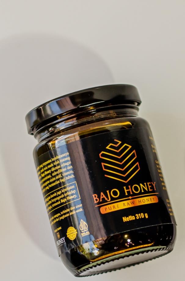 Bajo Honey 310g premium glass jar